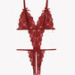 Lace Bodysuit Deep V Teddy