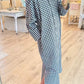 Seersucker Gingham Maxi Dress