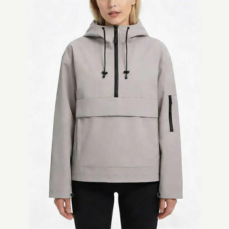All-Season Waterproof Hoodie | Large Kangaroo Front Pocket & Warm Fleece Lining