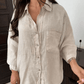 Women'S Loose V-Neck Casual Shirt Shorts Pants Set