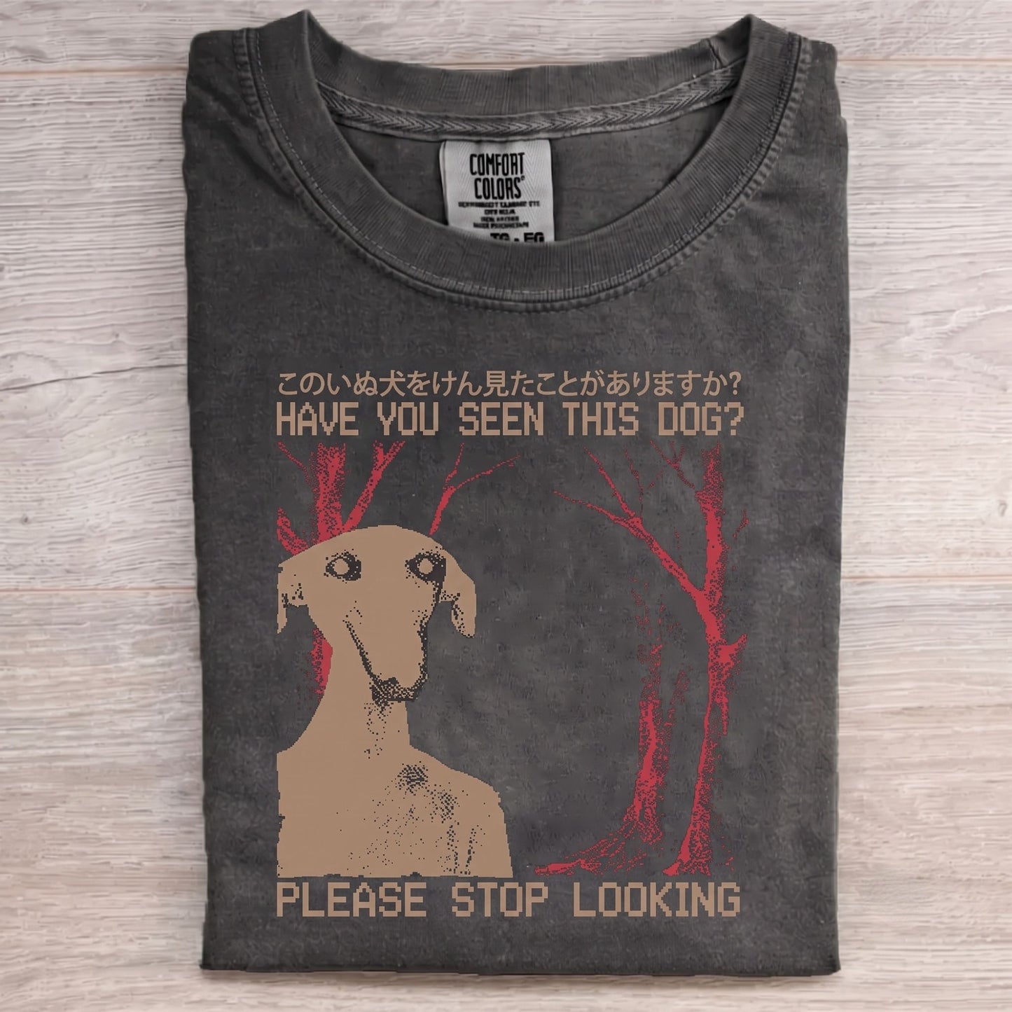 Have You Seen This Dog? Washed T-Shirt