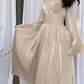 Fashionable Fantasy Color Maxi Dress