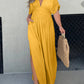 New Slit V-Neck Effortless Maxi Long Dress (Buy 2 Free Shipping)-Pink Laura