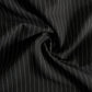 Black Pinstripe Suspender Wide-Leg Jumpsuit