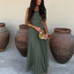 Toledo One Shoulder Mesh Maxi Dress