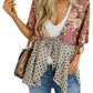 ✨Women's Floral Kimono Ruffle Sleeve Tie Cardigans Flowy Boho Loose Cover Ups