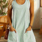 Women's Striped Pocket Casual Dress