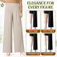 EllaFlow - LAST DAY SALE 49% OFF Soft Flowy High-Waist Pull-On Wide-Leg Pants
