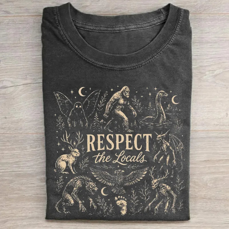 Respect The Locals Cryptid T-shirt