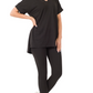 Women's Ultra Comfy Short Sleeve Tee and Legging Set (Buy 2 Free Shipping)