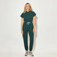 Women's Slim Fit 8-Pocket Jogger Scrub Jumpsuit