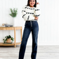 Mid Rise Button Fly Bootcut Jeans (Buy 2 Free Shipping)