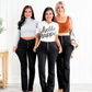 Mid Rise Button Fly Bootcut Jeans (Buy 2 Free Shipping)