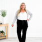 Mid Rise Button Fly Bootcut Jeans (Buy 2 Free Shipping)