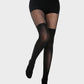 Mock Thigh High Stockings For Women Sexy Fishnet Tights Suspender Pantyhose