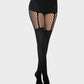 Mock Thigh High Stockings For Women Sexy Fishnet Tights Suspender Pantyhose