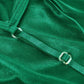 Women's Sexy Lace Satin V Neck Adjustable Straps Backless Nightdress with Thong