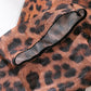 Sexy Leopard Push-Up Bra Underwear Thong Set With Stockings and Choker 6 Pieces Set
