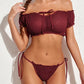 Sexy See-Through Mesh One Shoulder Strap Bra and Panty Pajama Set