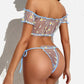 Sexy See-Through Mesh One Shoulder Strap Bra and Panty Pajama Set