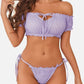 Sexy See-Through Mesh One Shoulder Strap Bra and Panty Pajama Set
