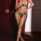 Sexy Underwire Lace Garter Set