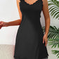 Sexy V-Back Butterfly Design High-Slit Lace Nightdress