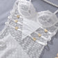 Sexy Lace Long See-Through Suspender Dress Set