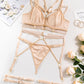 Sexy Chain Halterneck Leather Pajamas Set