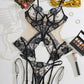 Sexy Mesh See-through Thin Lace Bra Set