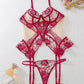 Sexy Mesh See-through Thin Lace Bra Set
