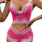 Sexy Lace Colorblock Underwear Set