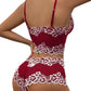 Sexy Lace Colorblock Underwear Set