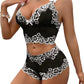 Sexy Lace Colorblock Underwear Set