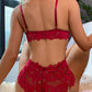 Sexy Lace Bow Two-piece Underwear Set