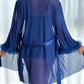Sexy Lace Mesh See-through Nightgown Set