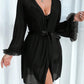 Sexy Lace Mesh See-through Nightgown Set