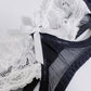 Lace Mesh Stitching See-through Sexy Maid Uniform Suit