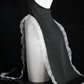 Halloween Sexy Nun Costume Role Play Hollow Slit Long Dress with Stockings Set