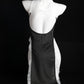 Halloween Sexy Nun Costume Role Play Hollow Slit Long Dress with Stockings Set