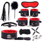 SM Sexy Plush Leather Bondage 10-Piece Set