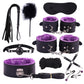 SM Sexy Plush Leather Bondage 10-Piece Set