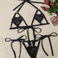 Hollow Heart-shaped Breast-revealing Three-point Sexy Suit