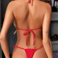 Hollow Heart-shaped Breast-revealing Three-point Sexy Suit
