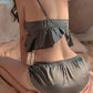 Sexy Lace Suspenders and Shorts Pajama Set