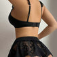 Sexy Lace Paneled Pajamas Set with Stockings