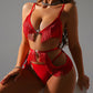 Tassel Mesh See-through Sexy Lingerie Set