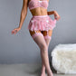 Sexy Lace Mesh See-through Lingerie Set