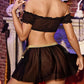 Halloween Sexy See-Through Mesh Role Playing Lingerie Set