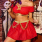 Halloween Sexy See-Through Mesh Role Playing Lingerie Set